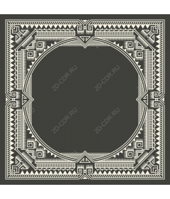  Elegant geometric frame