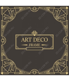  Рамка в стиле ар-деко