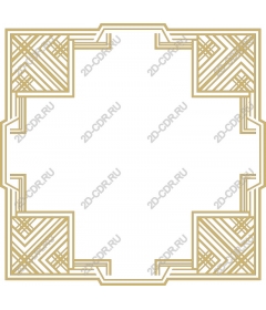  Elegant geometric frame