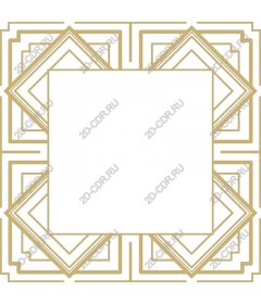  Elegant geometric frame