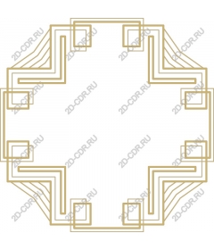  Elegant geometric frame