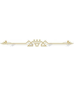  Elegant separator banners in the style of art Deco