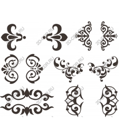  Elegant set of decorations