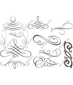  Elegant set of decorations