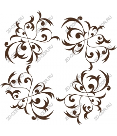  Elegant decoration in the shape of a flower