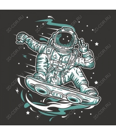  Adventures await: astronaut-surfer
