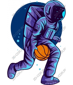 Astronaut, gribingui basketball