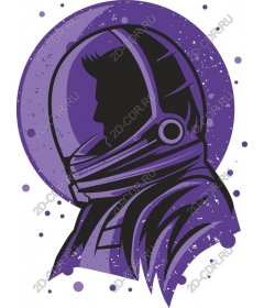 Purple astronaut