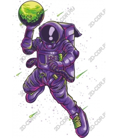 Space Explorer: Bright astronaut