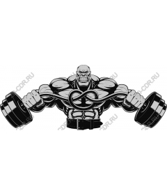  Brutal muscular man