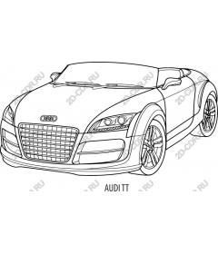  Audi TT — высококачественное изображение для печати