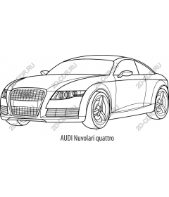  Drawing AUDI Nuvolari Quattro