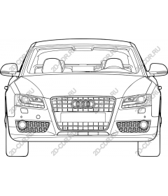  Luxury car, front view
