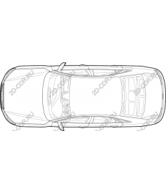  Вид сверху автомобиля