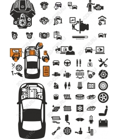 Комплект для ремонта автомобиля