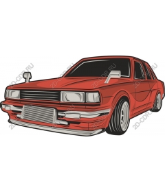  Classic red car