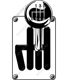  A six-speed gearbox