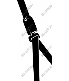 The seat belt buckle