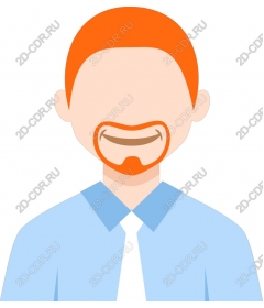 Smiling professional with orange hair and a beard