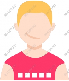 Cheerful young male character