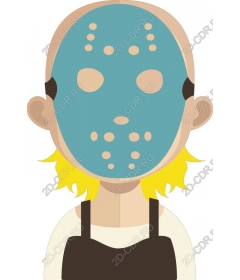  Blue mask
