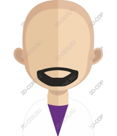 Professional Bald Character