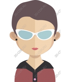  Fashion woman in sunglasses
