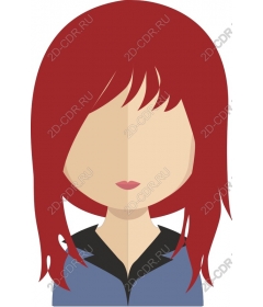 Stylish redheads character