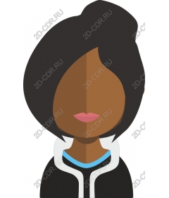  Modern flat character