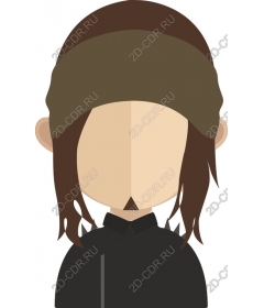 Stylized character with headband