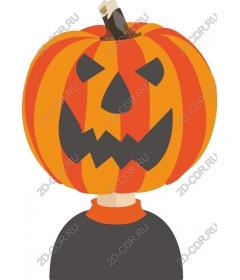  Fancy pumpkin head