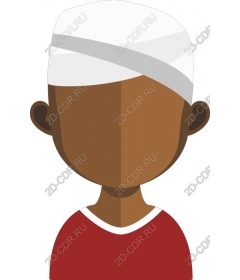  Cultural character with headband