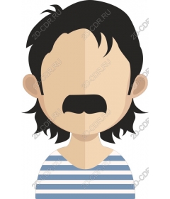  Fancy mustachioed character