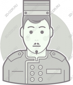 Vintage military figurine