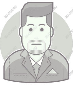 Stylish avatar businessman