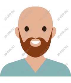  Cheerful bald man