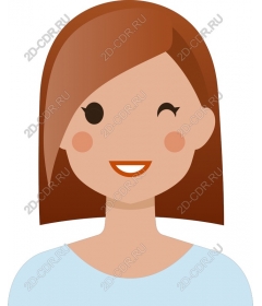  Charming smiling woman