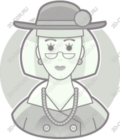  Chic, elegant woman