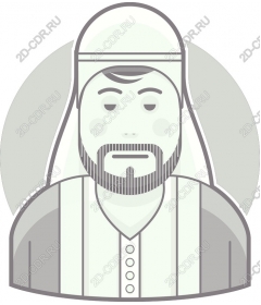 Traditional middle Eastern male