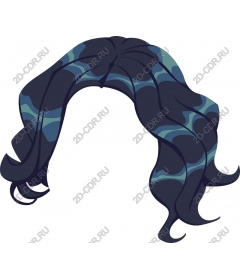  Elegant flowing hair