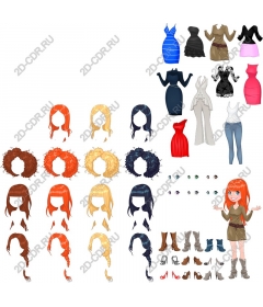 Package "Fashion trends and hairstyles"