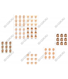  A diverse set of characters - 40 unique