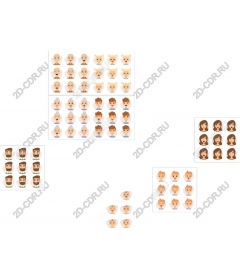  Universal character set: a collection of expressive faces