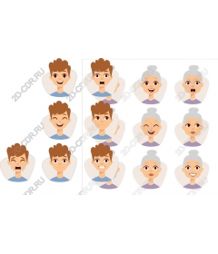 Pack expressions of emotions