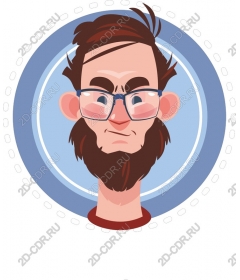  A strange bearded man