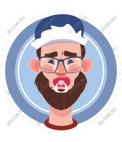  A strange bearded man