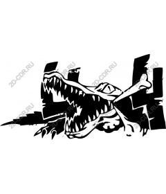  Ferocious crocodile