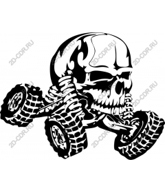  Skull Monster Truck