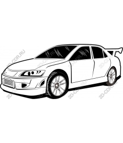 Элегантный спортивный автомобиль