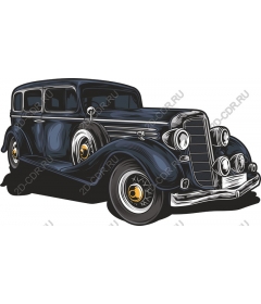 Vintage classic car of the 1930-ies